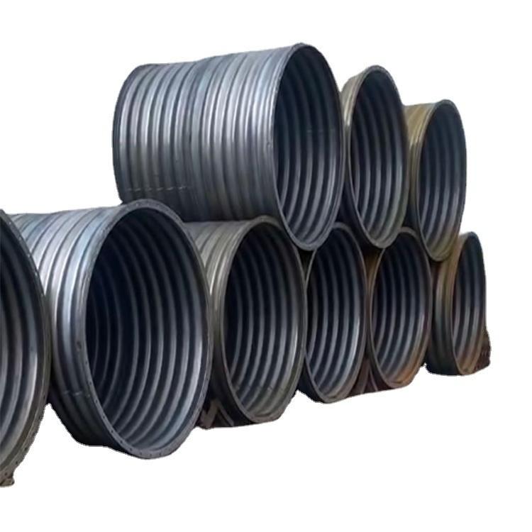 椭圆型钢波纹涵管安装 隧道涵洞金属波纹管 排水管道