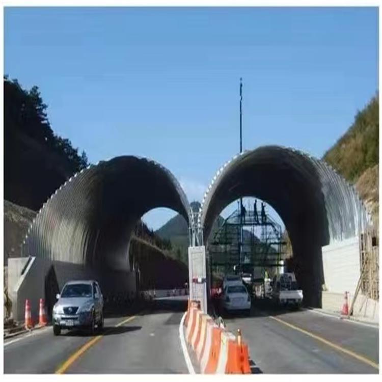 定制各种异形波纹涵管 钢波纹涵管 波纹钢管涵等金属管材