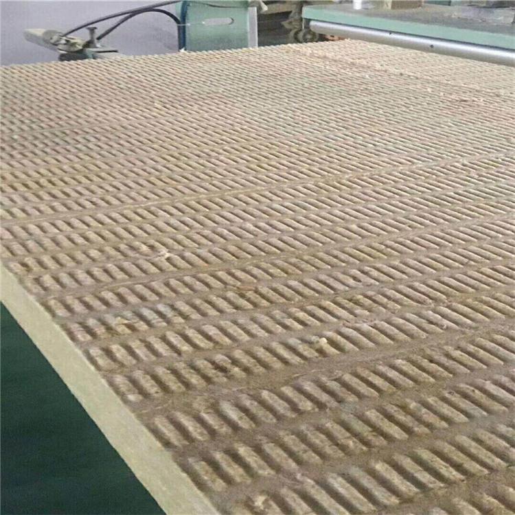 厂家定制彩钢夹心板 符合岩棉夹芯板 岩棉机制板 防火净化岩棉板