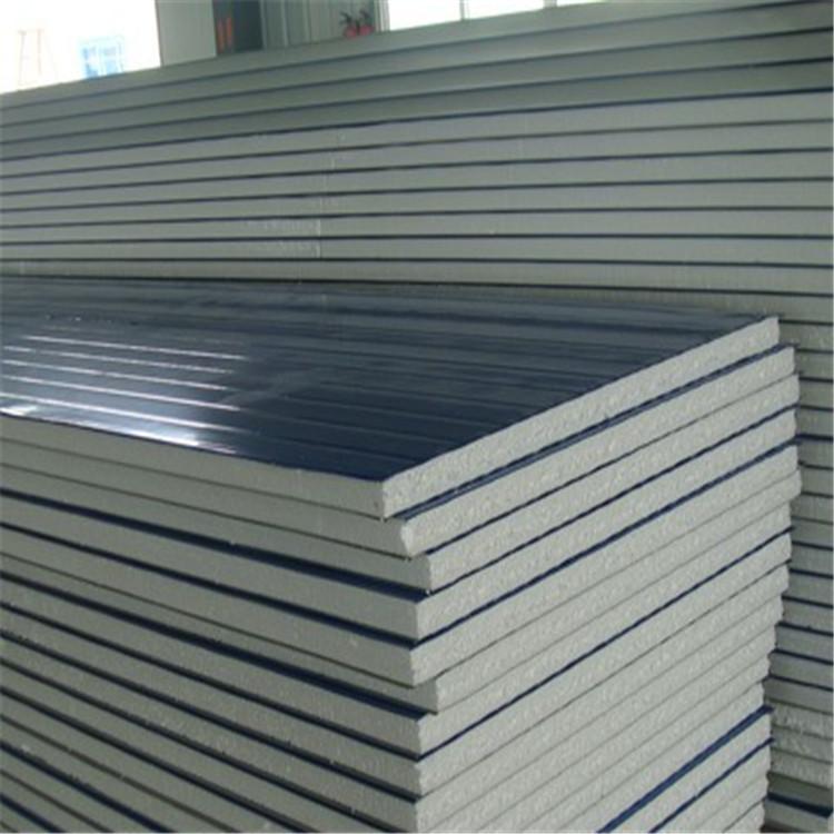 厂家直销彩钢保温防火食品电子净化无尘车间吊顶机制岩棉夹芯板