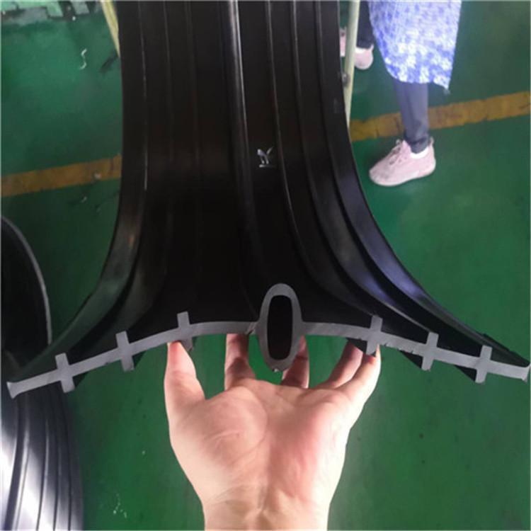 厂家钢边式止水带 水利建筑中埋式 施工缝管廊背贴橡胶止水带
