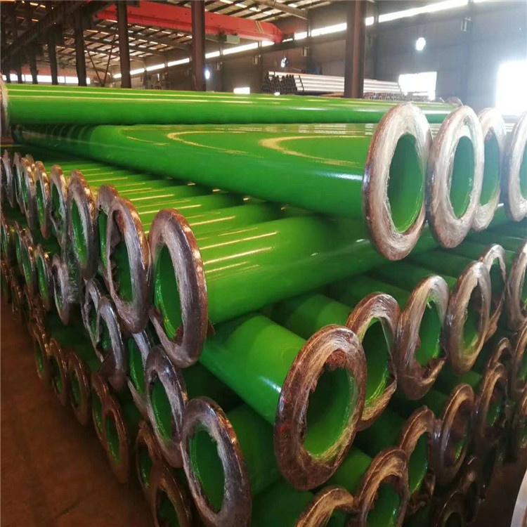 法兰连接涂塑复合钢管 给水内外涂塑钢管 大口径内外涂塑螺旋钢管 恒泰