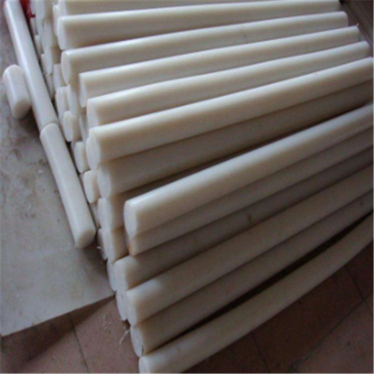 定制生产 PA66尼龙棒 耐磨实心圆柱PA66尼龙棒材