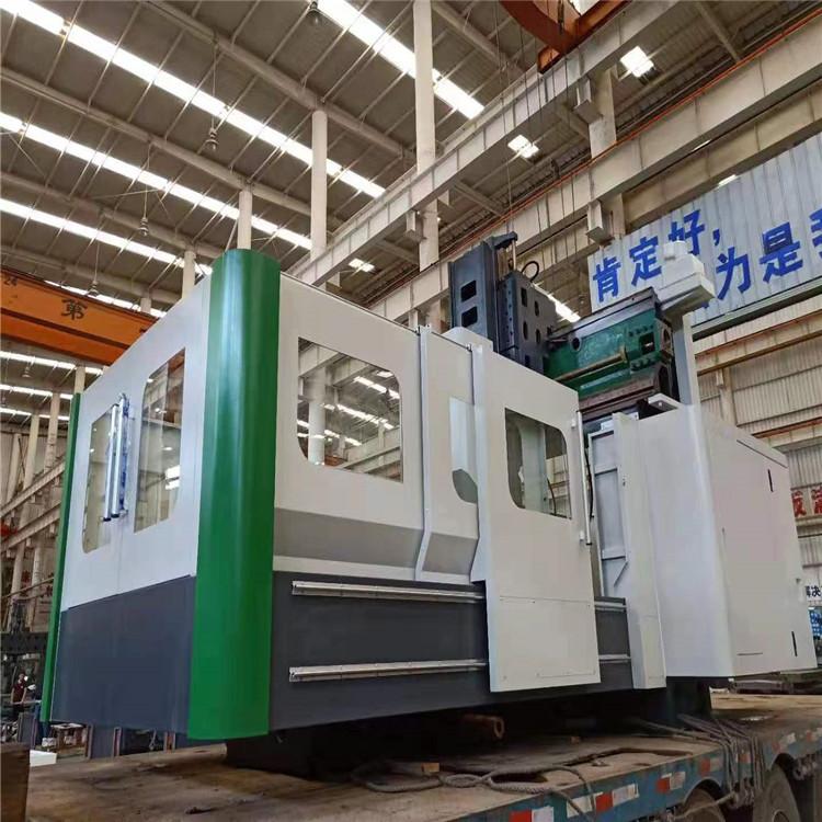 华数龙门铣苏州纽威二手3.5X8米数控龙门镗铣床PM255S龙门铣床