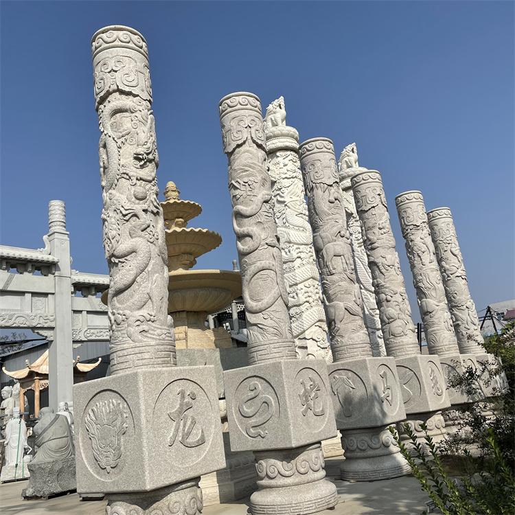 城市广场柱子 龙柱 图腾柱