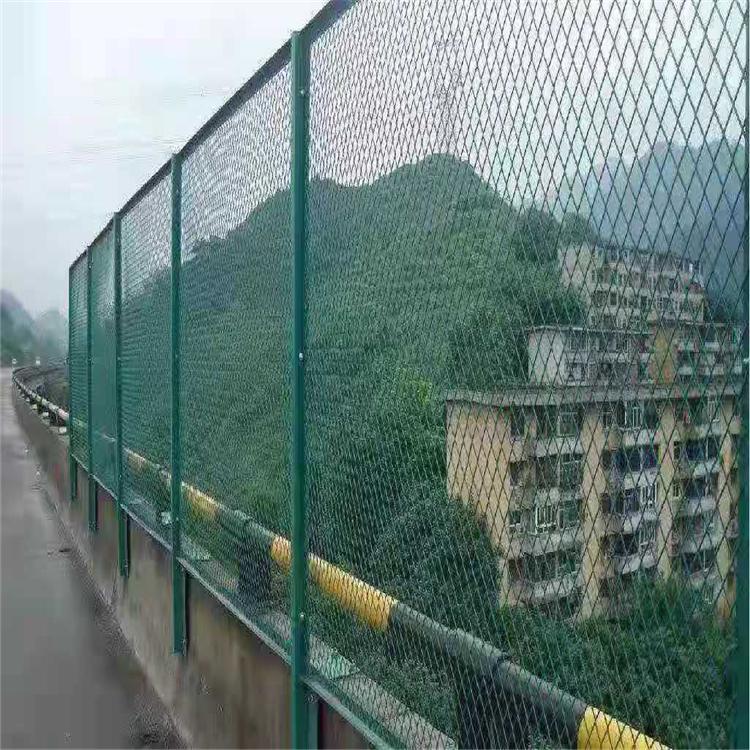 钢板网护栏 铁路桥梁防抛网 可定制 合兴