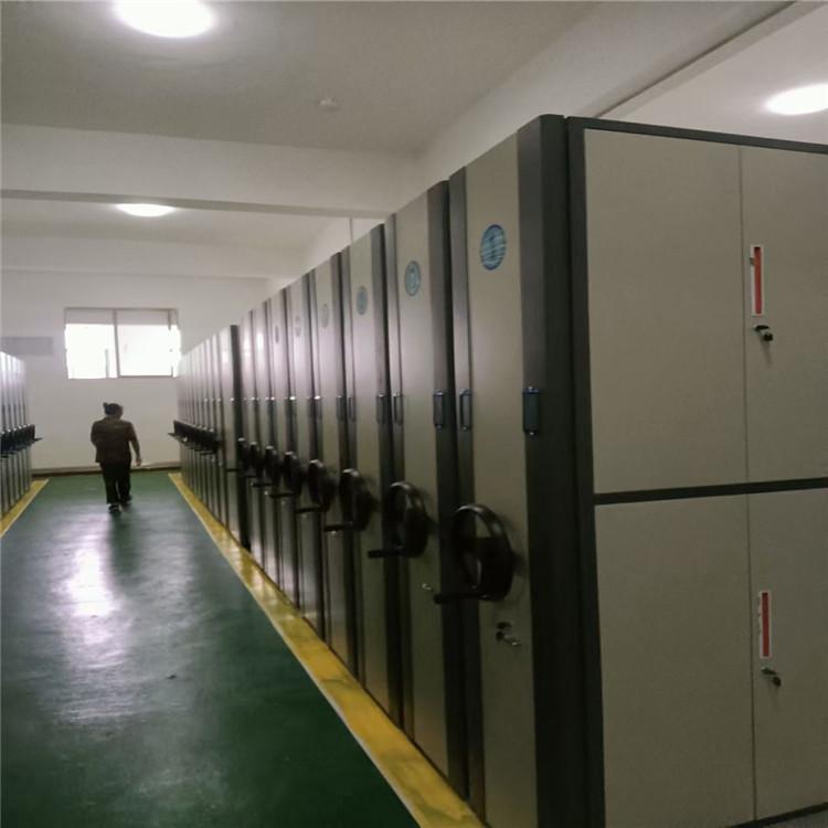 密集柜档案室密集架移动手摇式智能电动档案文件柜钢制凭证资料架