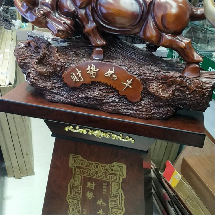 四足铜鼎摆件 客厅装饰品现代仿古工艺 财运亨通摆件