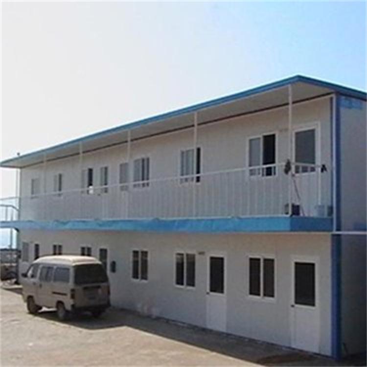 办公住人活动板房  新式彩钢房 抗风保温活动房