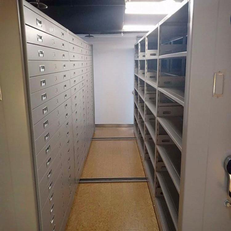 密集架厂家批发智能档案室密集柜 手摇式移动钢制档案柜文件柜