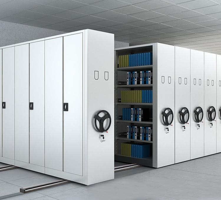 密集架档案室 医院手摇移动密集柜 电动智能资料柜