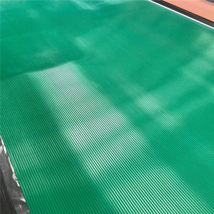 厂家直销黑绿条纹橡胶板 货源可靠 橡胶板