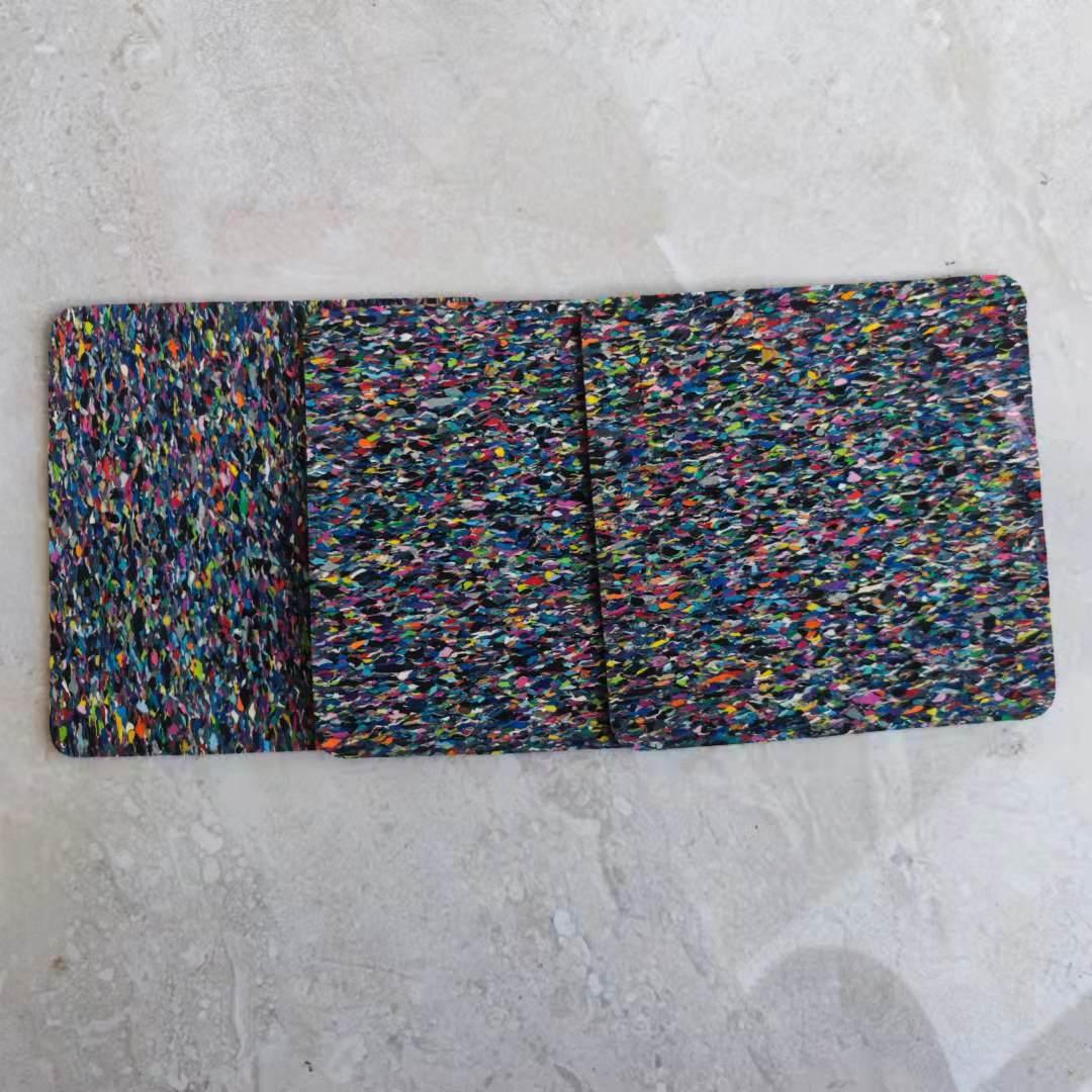 4mm厚花色橡胶隔震垫  发泡橡胶减振垫