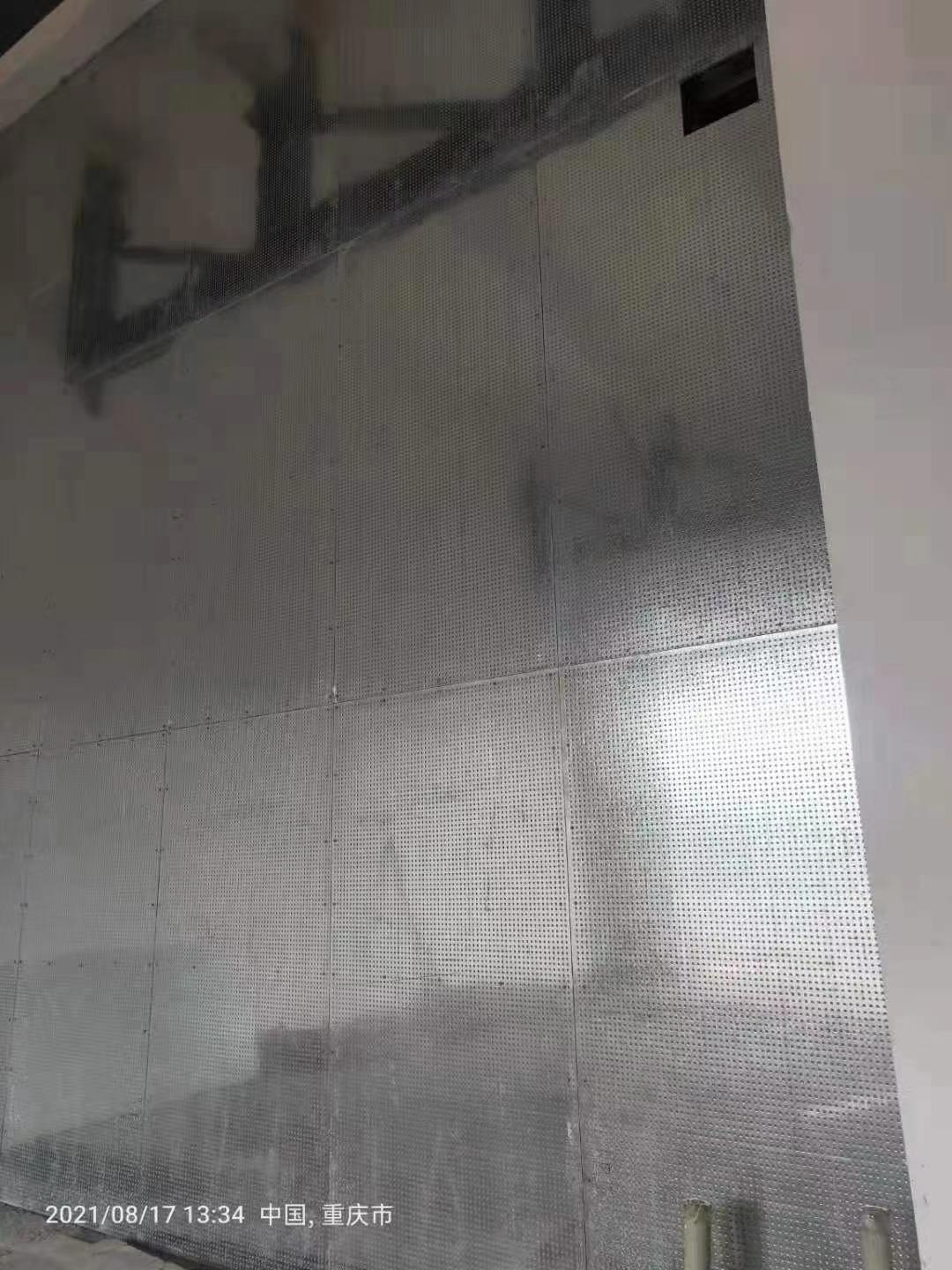 承揽防爆墙施工深化JD采用C型槽钢作龙骨背靠背