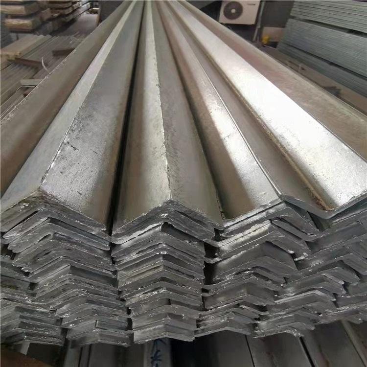 北京现货镀锌角钢 扁钢 Q235B热浸锌角铁幕墙材料国标型材批发 加工定制