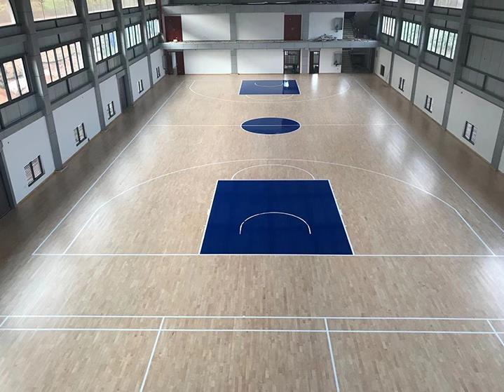 郑州回民中学可用运动木地板 篮球馆运动木地板