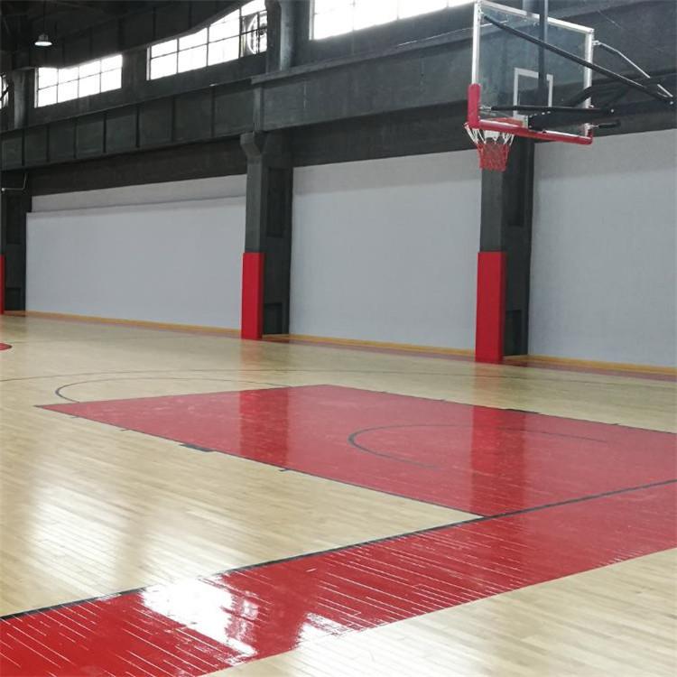 许昌市实木运动地板厂家 篮球馆运动木地板 羽毛球馆运动木地板安装翻新