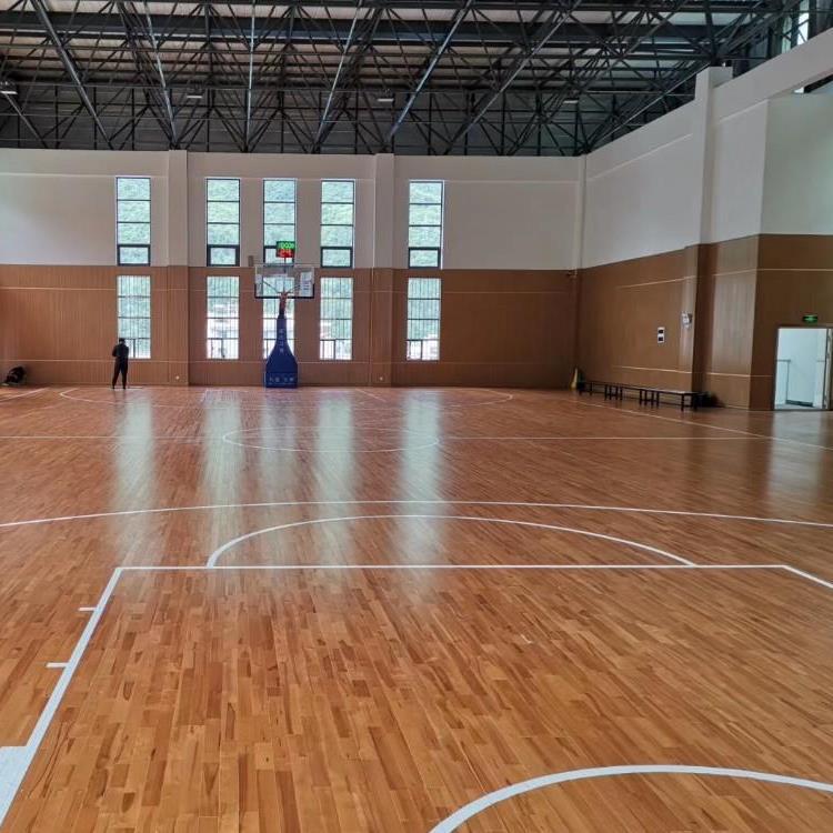 武汉篮球训练运动木地板 枫桦木地板 木地板实体厂家