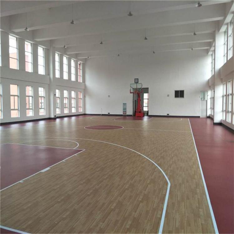 安阳实木地板 体育馆运动地板 运动木地板安装