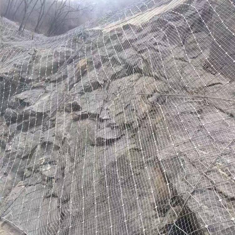 山体防落石主动防护网 护坡边坡防护网现货供应质量保证
