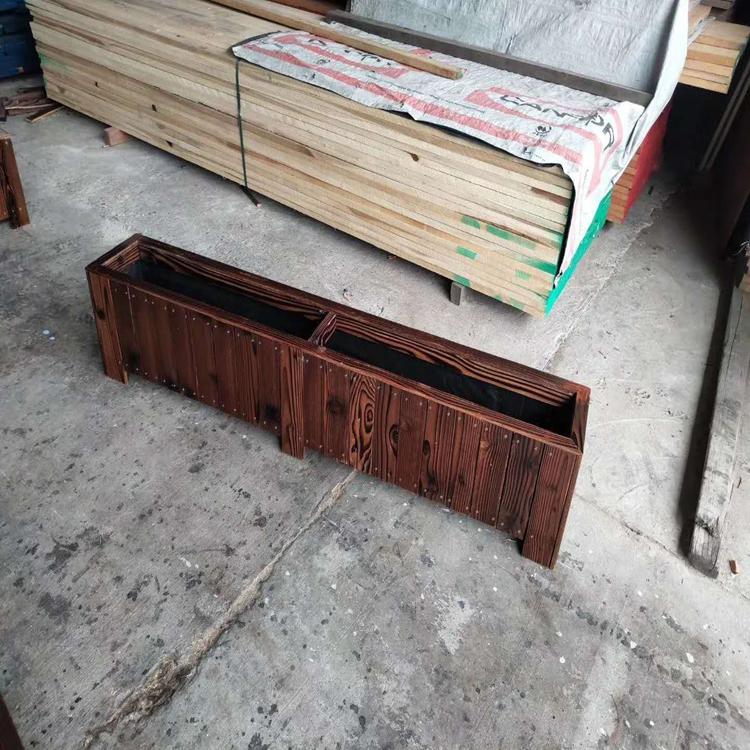 防腐木花箱 花箱价格 优质户外花箱批发采购   