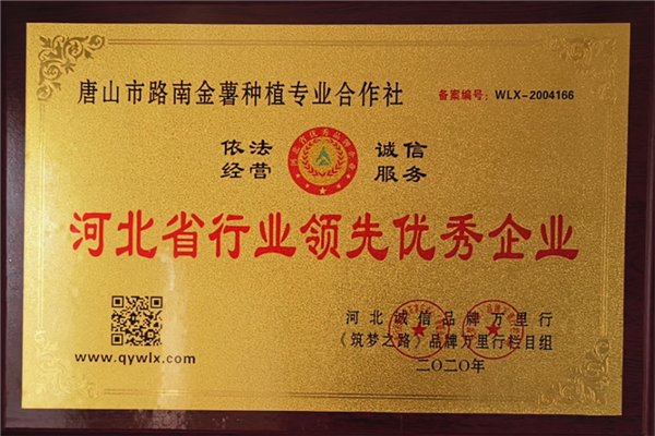 河北省行业领先优秀企业
