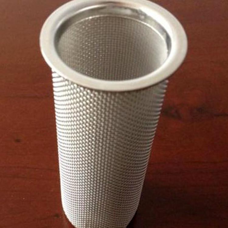 304不锈钢冲孔滤筒 水处理行业设备过滤器 冀烁厂家可按图纸定制