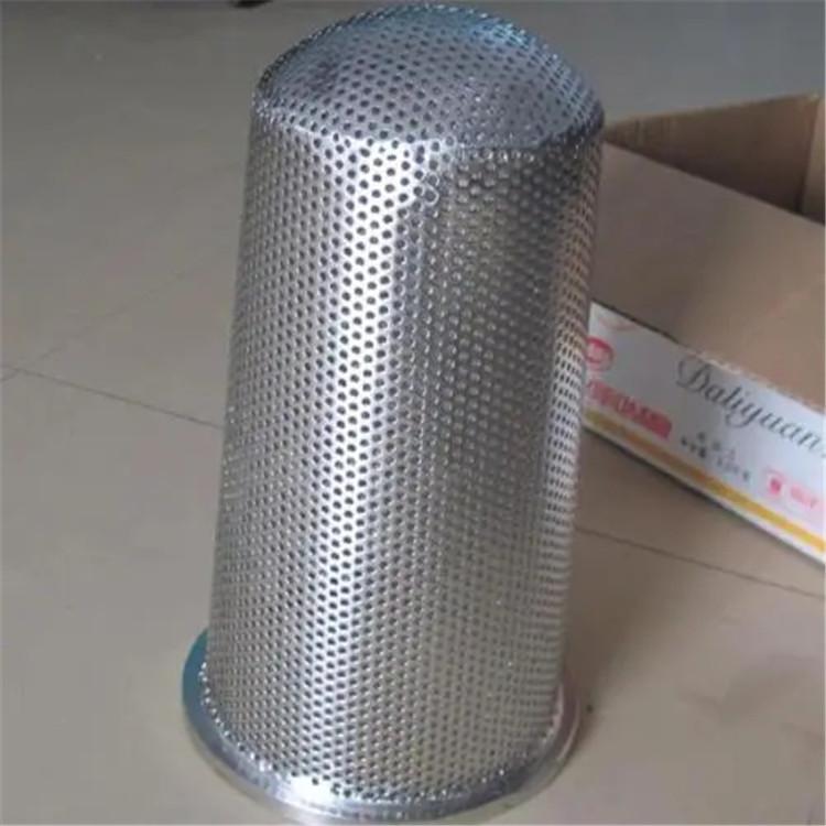 304不锈钢冲孔滤筒 制药及食品加工领域用过滤筒 厂家支持定制批发