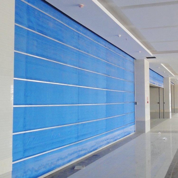 久创无机布防火卷帘 防火卷帘 无机布卷帘门 支持定制