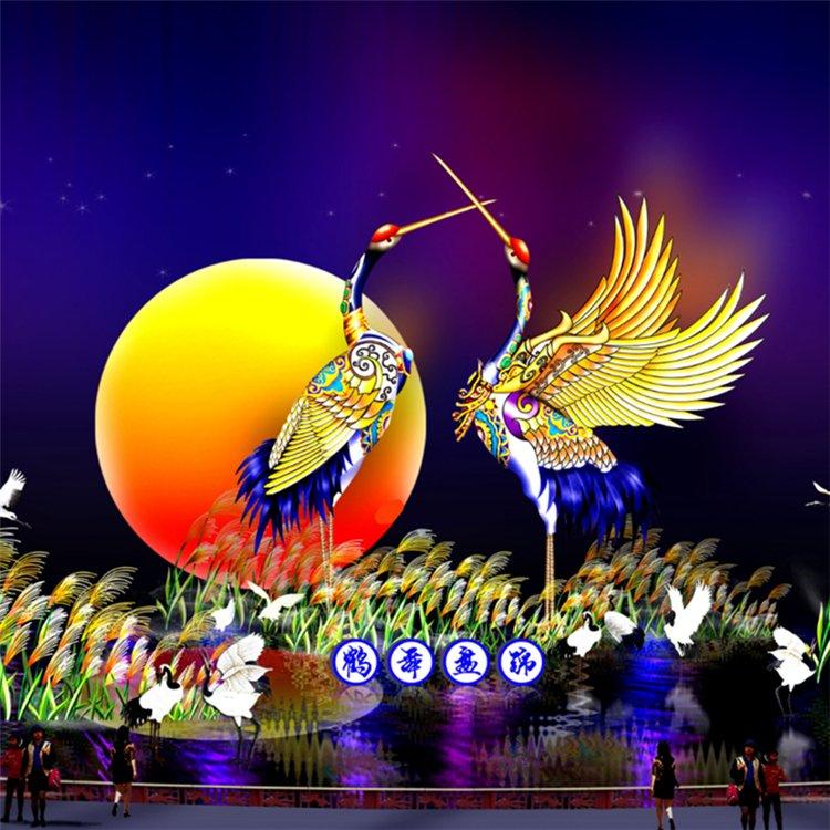 彩灯制作 节日花灯 景区彩灯