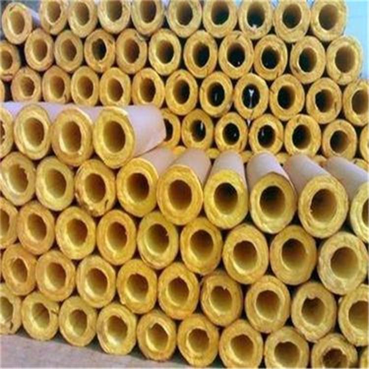 玻璃棉管定制 规格齐全 现货供应.离心玻璃棉管 保温隔热防火阻燃性能稳定