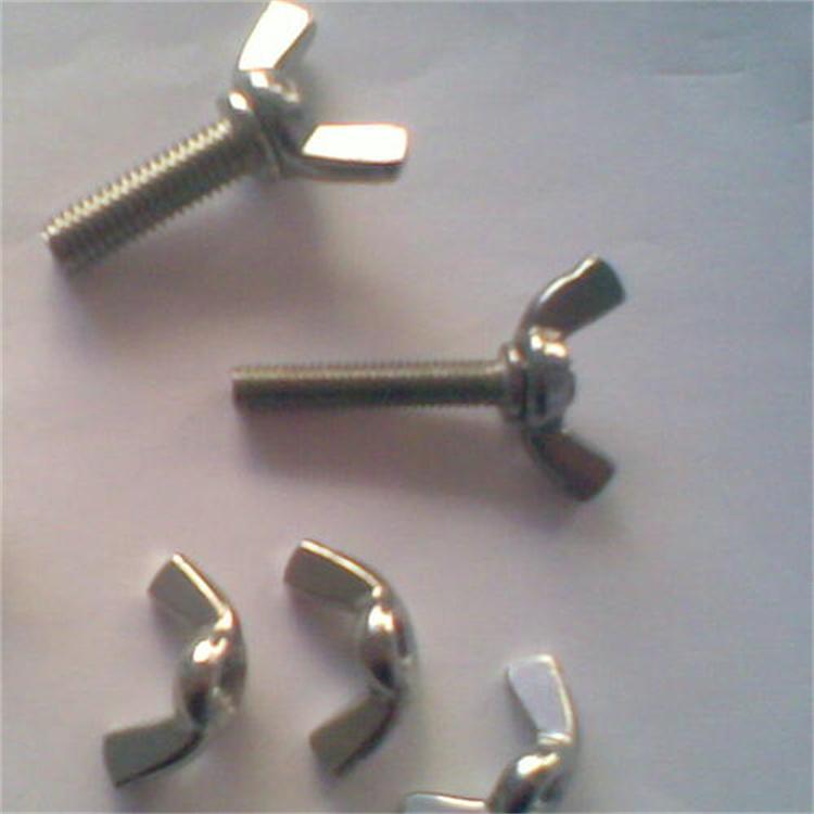 供应M4M5M6M8M10镀锌蝶形螺丝 手拧螺丝低碳钢蝶形摆栓