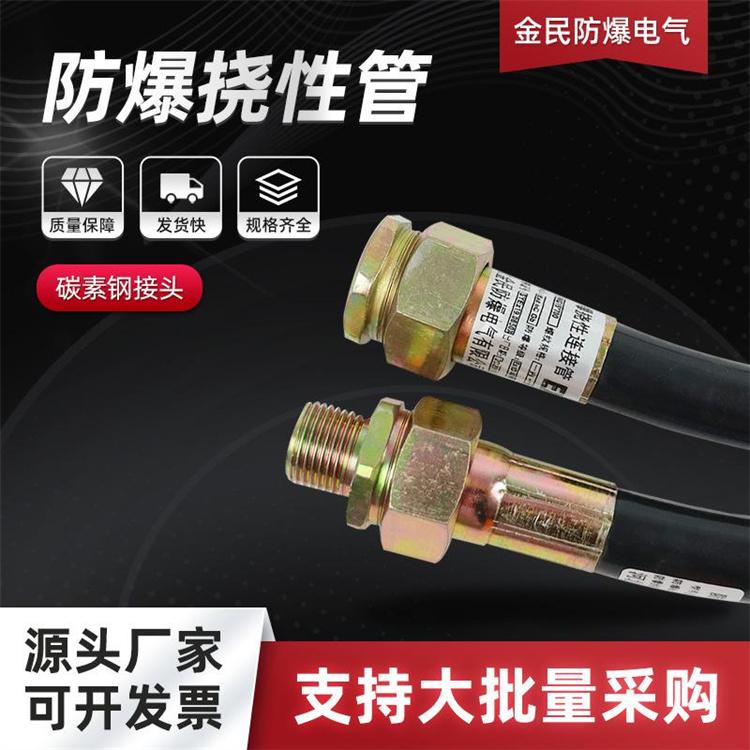 厂家批发BNG-DN15*700防爆挠性连接管一内一外穿线软管定制