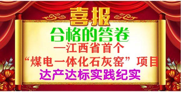 合格的答卷——江西省首个“煤电一体化石灰窑”项目达产达标实践纪实