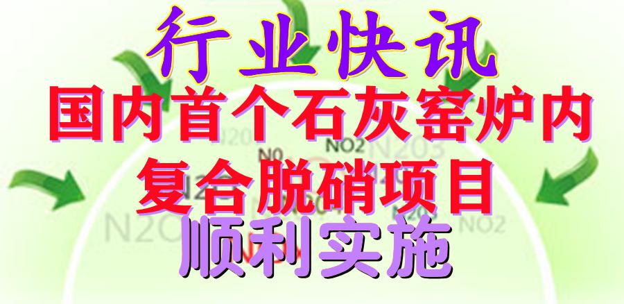 国内首个石灰窑炉内复合脱硝项目顺利实施