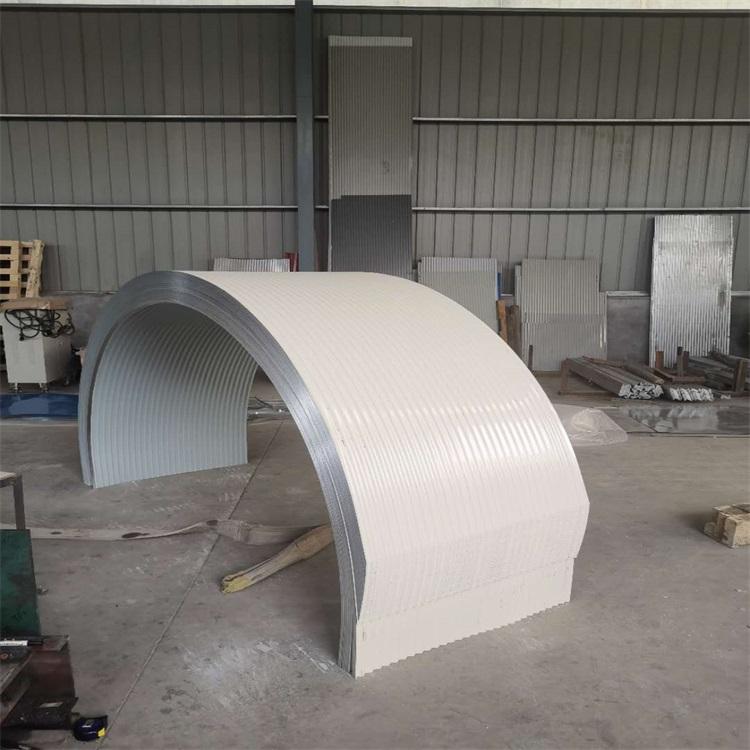 冀瑞机械专业B1600蓝色 皮带输送机防雨罩彩钢板输送机彩钢防雨罩皮带机防尘罩输送机防雨罩 皮带机防雨罩 胶带机防雨罩 