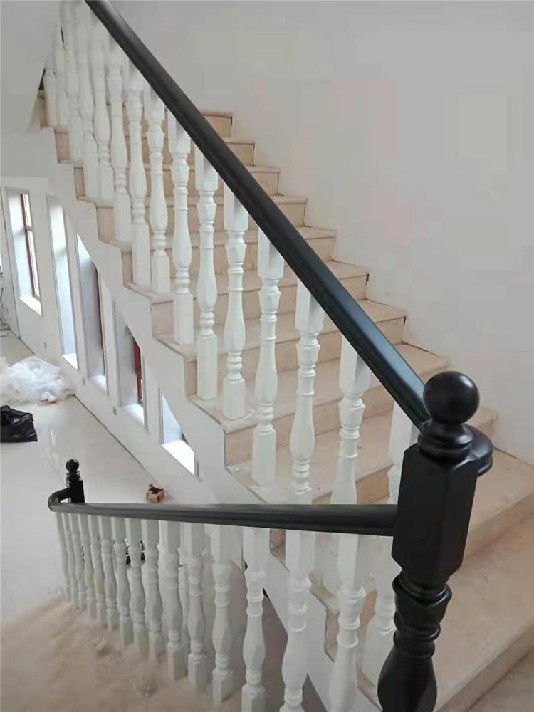 现代简约实木楼梯 整体实木楼梯 杰踏楼梯定制