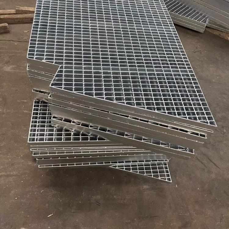 排水沟沟盖板平台钢格栅 钢格板价格  树池格栅盖板