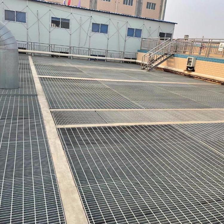 污水处理厂用钢格栅钢格栅价格 电厂平台钢格板  镀锌钢格板