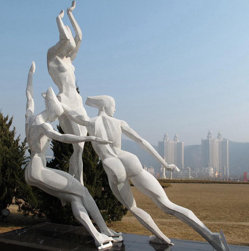 人物雕塑厂家定制曲阳县巨亚园林雕塑有限公司专业生产城市不锈钢雕塑