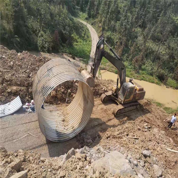 钢波纹管涵 环状拼装波纹管 镀锌金属波纹管