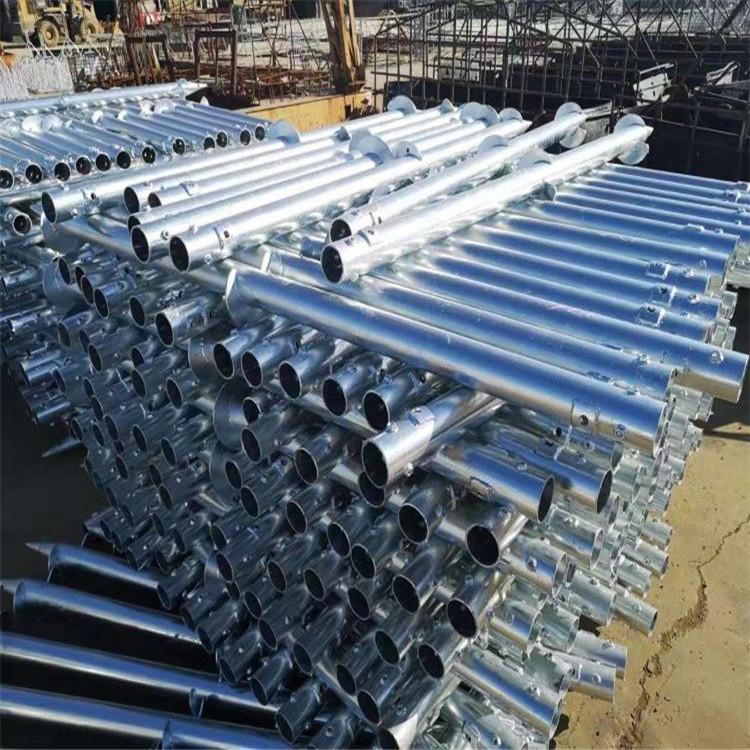 河北骏鑫厂家专业提供 光伏支架螺旋地桩 太阳能光伏支架 可来图来样定制