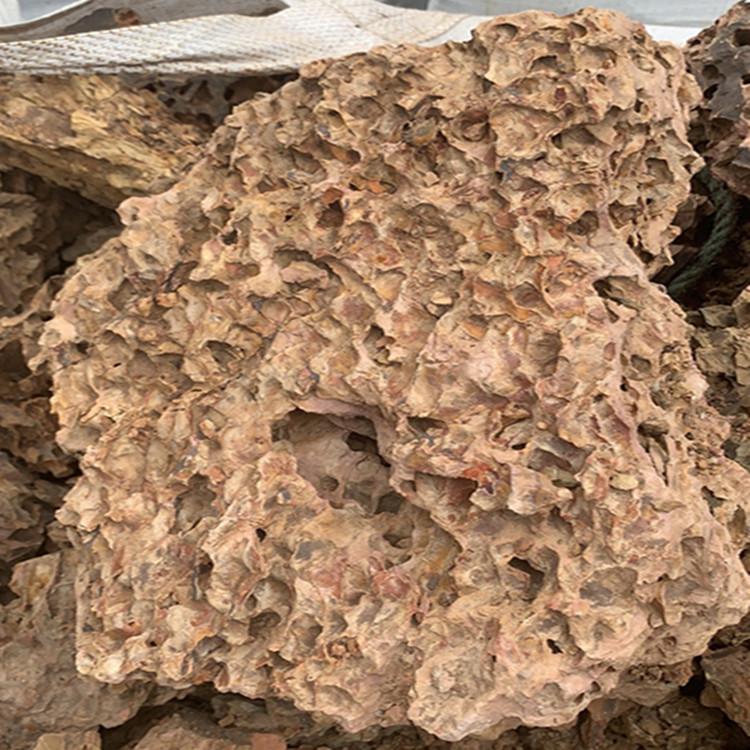 批发鱼缸造景用松皮石 景观造景用虎皮石