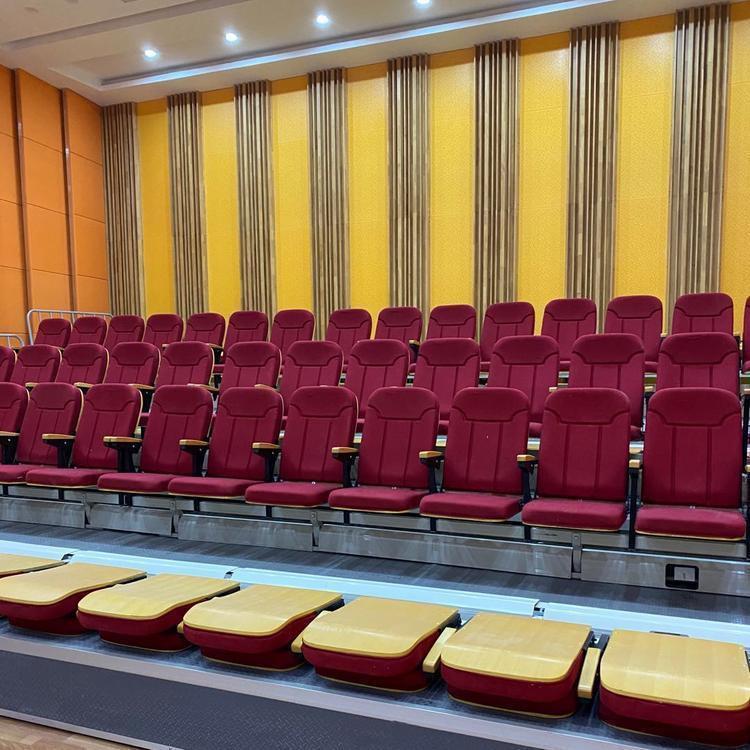 电动伸缩看台座椅 工艺精细 防止磨损褪色