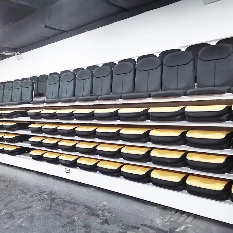 定制 室内户外 电动伸缩看台座椅 固定看台