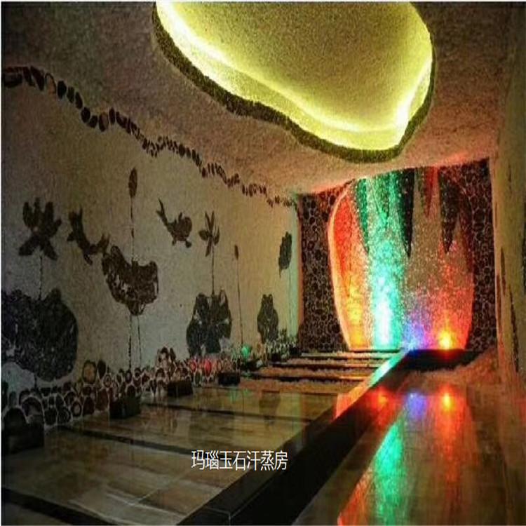 纳米汗蒸房 盐疗房承建材料 电气石汗蒸房 汗蒸房设计图片