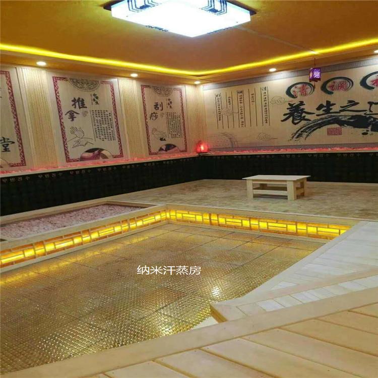 韩式汗蒸房承建 10平米汗蒸房装修 电气石砭石汗蒸房 