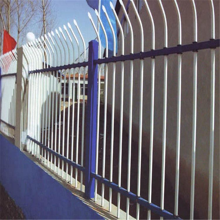 小区庭院锌钢护栏户外隔离防护围墙栅栏别墅铁艺锌钢围墙护栏厂家