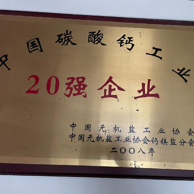 碳酸钙20强企业