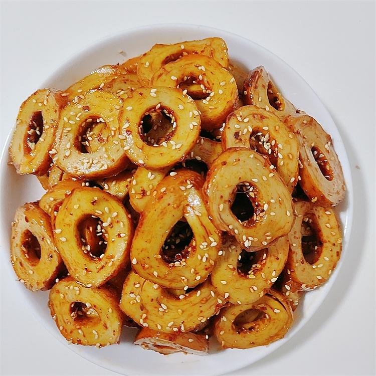 红烧素肥肠零食 河北食品厂家直供 素肥肠零食批发价格